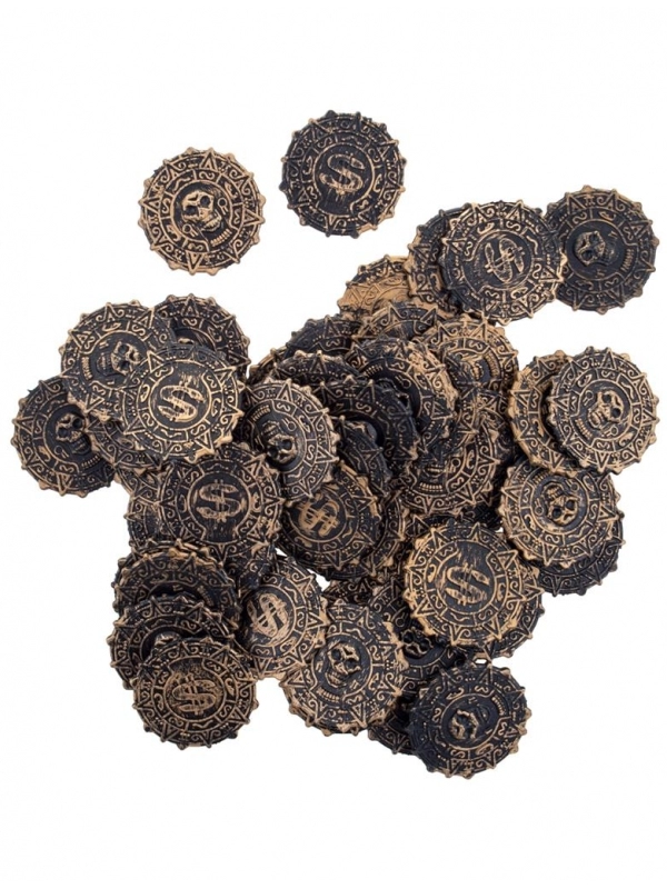 50 Vieilles Pièces De Monnaie Pour Pirate 1 50 Vieilles Pièces De Monnaie Pour Pirate