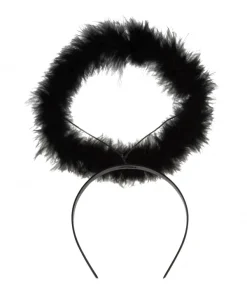 WIDMANN Auréole Noire Ange Marabout -Mon deguisement Magasin aureole noire ange marabout 1 2