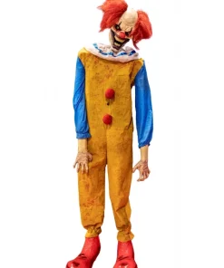 ESPA - Funny Fashion Automate Clown Tueur 185 Cm Animé Avec Musique De Cirque