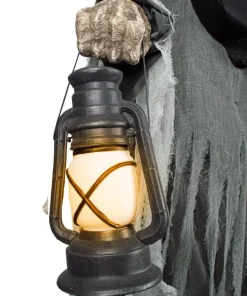 ESPA - Funny Fashion Automate Faucheuse 194 Cm Animé Avec Lanterne -Mon deguisement Magasin automate de fantome lumineux de194 cm 2