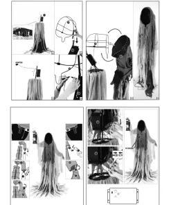 ESPA - Funny Fashion Automate Faucheuse 194 Cm Animé Avec Lanterne -Mon deguisement Magasin automate de fantome lumineux de194 cm 4