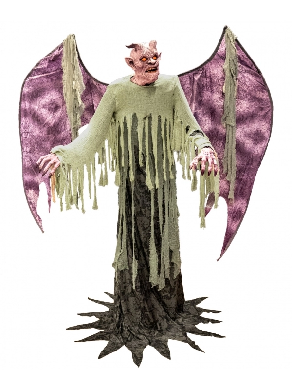 ESPA - Funny Fashion Automate Démon Animé De 210 Cm Avec Ailes Pour Une Décoration D'Halloween Terrifiante 1 ESPA - Funny Fashion Automate Démon Animé De 210 Cm Avec Ailes Pour Une Décoration D'Halloween Terrifiante