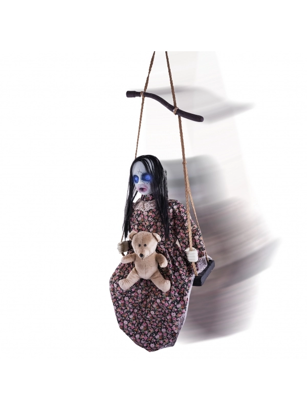 ESPA - Funny Fashion Automate Fillette Avec Peluche Sur Balançoire (mouvement, Son Et Lumière) 1 ESPA - Funny Fashion Automate Fillette Avec Peluche Sur Balançoire (mouvement, Son Et Lumière)