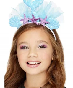 Smiffys Bandeau De Sirène, Bleu, Coquillages