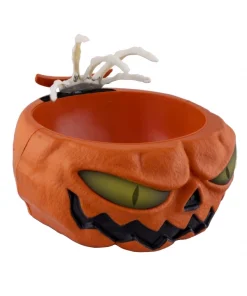 Bol à Bonbons Animé En Forme De Citrouille Pour Halloween