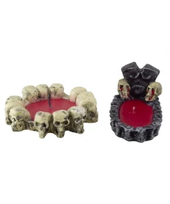 Bougie Squelette Halloween - Modèle Assorti