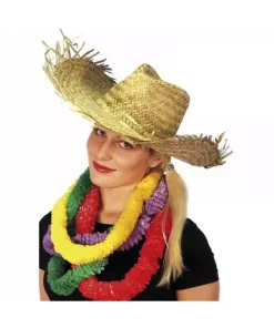 Smiffys Chapeau Paille Hawaïen