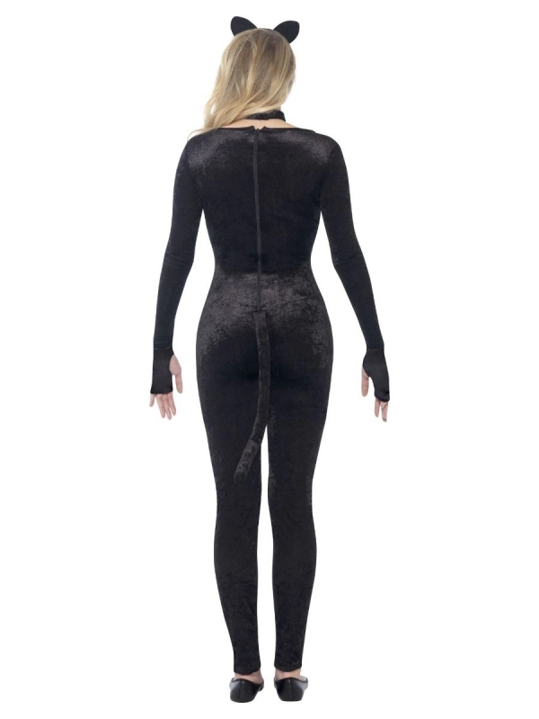 Smiffys Combinaison Chat Velours Ado 2 Smiffys Combinaison Chat Velours Ado – Image 2