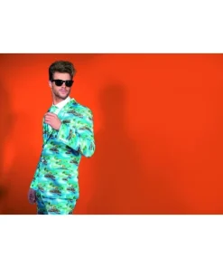 Smiffys Costume Aloha (veste, Pantalon, Cravate) -Mon deguisement Magasin costume aloha veste pantalon cravate 3