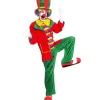 WIDMANN Costume Clown (veste, Pantalon, Nœud Papillon, Chapeau)