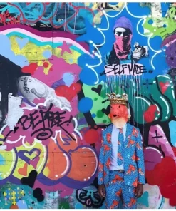 Smiffys Costume Homme, Motif Poissons Rouges (veste, Pantalon, Cravate) -Mon deguisement Magasin costume homme motif poissons rouges veste pantalon cravate 2