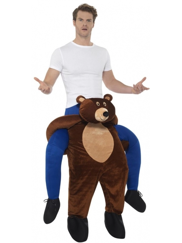 Smiffys Costume Piggyback D'ours Marron 2 Smiffys Costume Piggyback D'ours Marron – Image 2