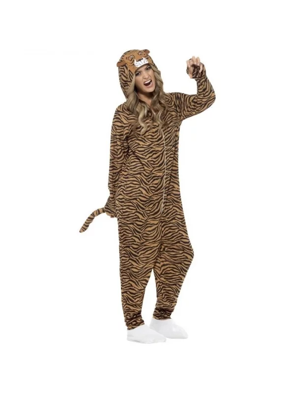 Smiffys Déguisement Tigre Adulte (combinaison) 1 Smiffys Déguisement Tigre Adulte (combinaison)