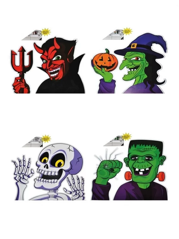 ESPA - Funny Fashion Décoration Fenêtre De Voiture Halloween 30cm 1 ESPA - Funny Fashion Décoration Fenêtre De Voiture Halloween 30cm