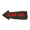 Décoration Murale Halloween 50cm "Blood Bar"