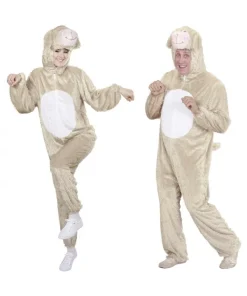 WIDMANN Déguisement Agneau En Peluche Beige Adulte