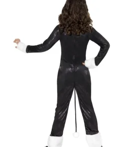 Smiffys Déguisement Chat Noir Et Blanc (combinaison Pantalon, Queue Et Serre-tête) -Mon deguisement Magasin deguisement chat noir et blanc combinaison pantalon queue et serre tete 2