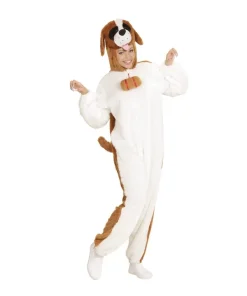 WIDMANN Déguisement Chien Saint-Bernard Adulte Blanc Et Marron -Mon deguisement Magasin deguisement chien saint bernard adulte blanc et marron 3