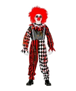WIDMANN Déguisement Clown De L'horreur Enfant (combinaison & Col)
