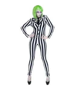 WIDMANN Déguisement Clown Fantôme, Femme, Noir Et Blanc (veste, Pantalon, Cravate)