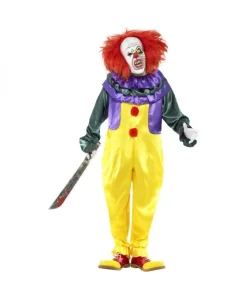 Smiffys Déguisement Clown Monstrueux Jaune, Homme (combinaison Et Masque)