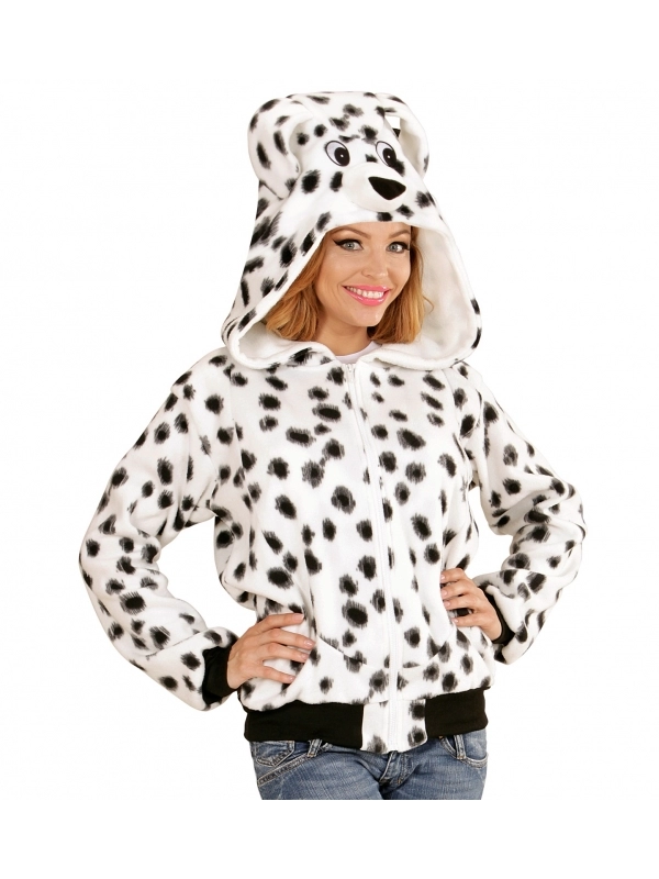 WIDMANN Déguisement Dalmatien Adulte (polaire à Capuche) 2 WIDMANN Déguisement Dalmatien Adulte (polaire à Capuche) – Image 2