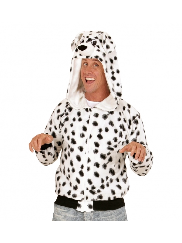 WIDMANN Déguisement Dalmatien Adulte (polaire à Capuche) 3 WIDMANN Déguisement Dalmatien Adulte (polaire à Capuche) – Image 3