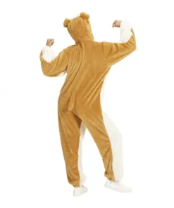 WIDMANN Déguisement De Chien Bulldog, Adulte (combinaison à Capuche Avec Masque) -Mon deguisement Magasin deguisement de chien bulldog adulte combinaison a capuche avec masque 2