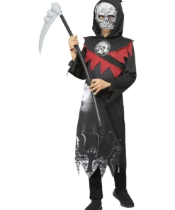 Smiffys Déguisement De Faucheur De Luxe Pour Garçon Avec Robe Et Masque En EVA