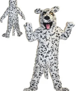 ESPA - Funny Fashion Déguisement De Mascotte Dalmatien Adulte Complet Avec Combinaison, Masque, Gants Et Pieds
