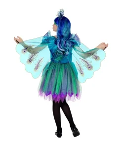 WIDMANN Déguisement De Paon Fille (robe Et Serre-tête) -Mon deguisement Magasin deguisement de paon fille robe et serre tete 2