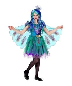 WIDMANN Déguisement De Paon Fille (robe Et Serre-tête)
