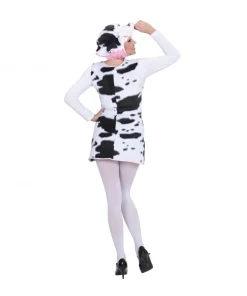 WIDMANN Déguisement De Vache Rigolote Femme Avec Robe Et Chapeau -Mon deguisement Magasin deguisement de vache rigolote femme avec robe et chapeau 2