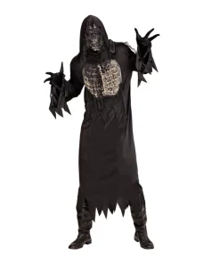 WIDMANN Déguisement Démon Homme (tunique à Capuche, Gants, Masque)