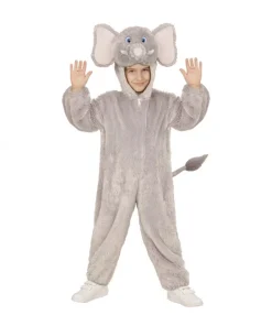WIDMANN Déguisement éléphant Enfant (combinaison à Capuche/masque)