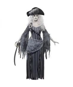 Smiffys Déguisement Fantôme Princesse Pirate (robe & Chapeau)