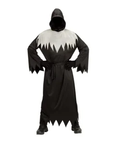 WIDMANN Déguisement Faucheuse De La Mort Enfant (tunique à Capuche, Masque Cachant Le Visage, Ceinture)