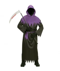 WIDMANN Déguisement Faucheuse Homme Noir Et Violet Avec Masque