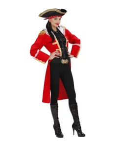 WIDMANN Déguisement Femme Capitaine Des Pirates (frac, Chapeau Avec Bandana)