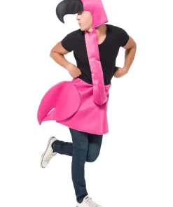 Smiffys Déguisement Flamand Rose Adulte (tabars Avec Capuche)