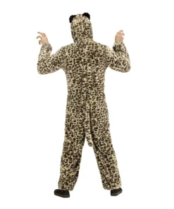 WIDMANN Déguisement Léopard Adulte En Peluche (combinaison à Capuche Avec Masque) -Mon deguisement Magasin deguisement leopard adulte en peluche combinaison a capuche avec masque 2