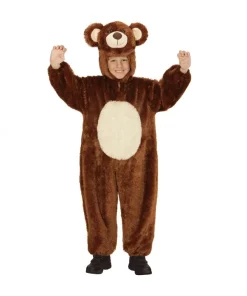 WIDMANN Déguisement Ours En Peluche 1- 5 Ans (combinaison à Capuche Et Masque)