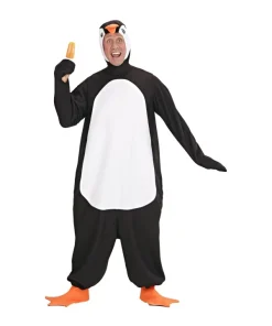WIDMANN Déguisement Pingouin Noir Et Blanc Adulte (combinaison, Couvre-chef Avec Masque, Pattes) -Mon deguisement Magasin deguisement pingouin noir et blanc adulte combinaison couvre chef avec masque pattes 2