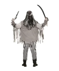 WIDMANN Déguisement Pirate Bateau Fantôme Homme (chemise Avec Squelette Apparent, Veste, Pantalon, Bandana, Cache-oeil) -Mon deguisement Magasin deguisement pirate bateau fantome homme chemise avec squelette apparent veste pantalon bandana cache oeil 2