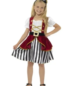 Smiffys Déguisement Pirate Fille (robe Et Serre-tête Tricorne)