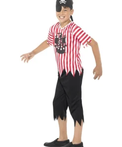 Smiffys Déguisement Pirate Garçon (haut, Pantalon, Bandana Et Cache-oeil) -Mon deguisement Magasin deguisement pirate garcon haut pantalon bandana et cache oeil 2