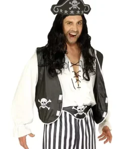 Smiffys Déguisement Pirate Homme (gilet, Chapeau, Ceinture) -Mon deguisement Magasin deguisement pirate homme gilet chapeau ceinture 2