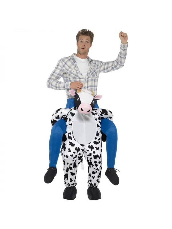 Smiffys Déguisement Porté à Dos De Vache Adulte (combinaison) 1 Smiffys Déguisement Porté à Dos De Vache Adulte (combinaison)