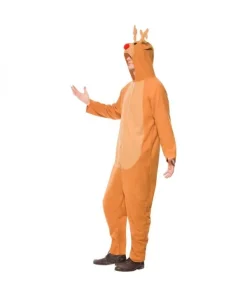 Smiffys Déguisement Renne De Noël Adulte (combinaison Avec Capuche) -Mon deguisement Magasin deguisement renne de noel adulte combinaison avec capuche 4