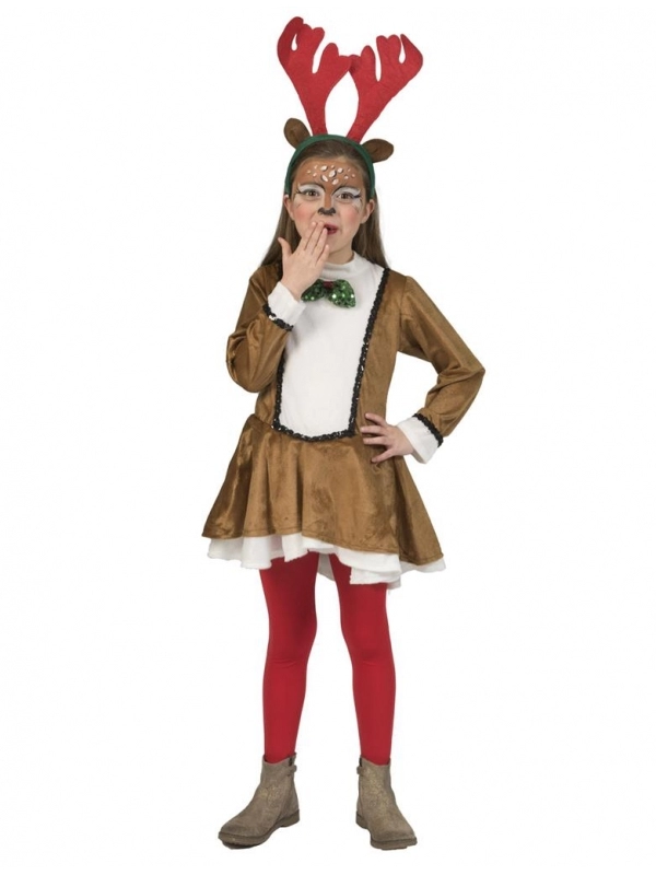 Déguisement Renne De Noël Pour Fille 1 Déguisement Renne De Noël Pour Fille